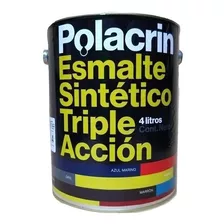 Polacrin Esmalte Triple Acción Blanco X 4 Litros