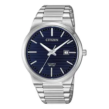 Citizen Mens Quartz Silver Strap Bi5060-51l Color De La Correa Plata Color Del Bisel Plata Color Del Fondo Azul 61072