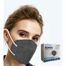 Mascarillas Kn95 Antiviral Reutilizable 10unidads Gris