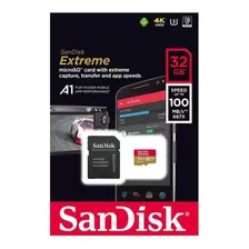 Cartão Microsd 32gb Sandisk Extreme P/ Gopro Sjcam...