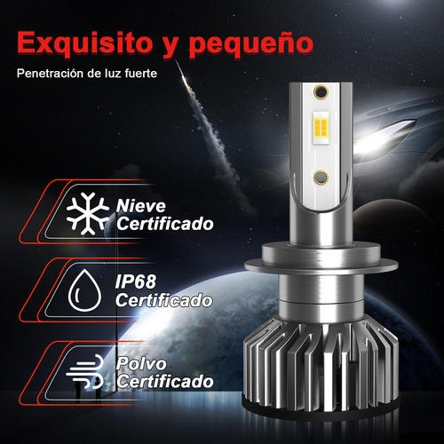 Faros Led De 12000lm Para Seat Cordoba 2001-2008 Foto 7