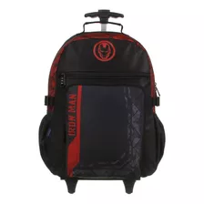 Mochila Escolar Com Rodinhas Homem De Ferro Gl 11707 Dmw