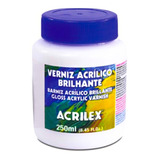 Verniz AcrÃ­lico Brilhante Acrilex 250 Ml Original + Nf