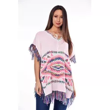 Ponchos Boho Chic. Chaleco. Vestido Europeo