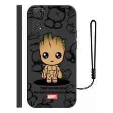 Funda De Silicona Para Xiaomi Diseño De Bebé Groot + Correas