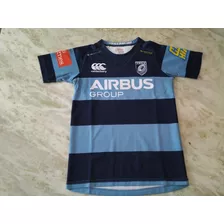 Camiseta De Rugby Cardiff Blues, Talle 14 Amplio, Va A Un S