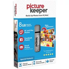 Picture Keeper 8gb Flash Portátil Usb Foto Copia De Segurida