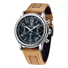 Reloj Hombre Benyar 5190 Con Cronógrafo