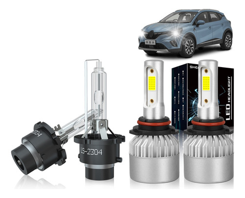 2 Nuevas Bombillas De Xenn Hid D2r Para Faros Delanteros Ac