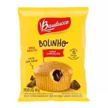 Bolinho Baunilha Recheado Chocolate C/16un 40g - Bauducco