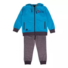 Conjunto Buzo Niño Turquesa Pillin