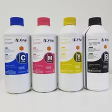 4 Litros De Tinta Corante X-full Para Uso Em Hp