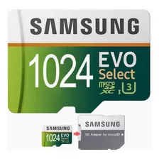 Cartão Samsung Evo Select 1024gb Memória Sdxc Card