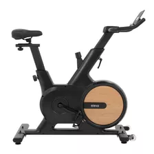 Bicicleta Fija Eleva Cycle One Para Ejercicio Spinning Estatica Estacionaria Negro Madera