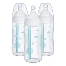 Nuk Smooth Flow Pro Anti-colic Baby Bottle, 10 Oz, 3 Pz 0+m 