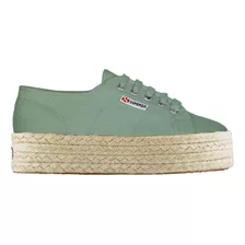 Championes Superga Rope Plataforma Verde