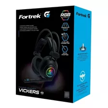 Headset Gamer Fortrek Vickers Black Rgb