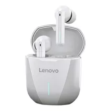 Auriculares In-ear Gamer Inalámbricos Lenovo Xg01 Blanco Con Luz Led