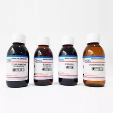 Kit Tincion Gram Colorantes Bacterias 125 Ml Hycel