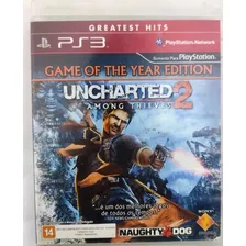 Uncharted 2 / Jogo Play3 / Semi-novo / Among Thieves