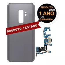 Vidro Traseiro Para Galaxy S9 Plus G965f Tampa + Conector!