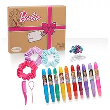Barbie Deluxe Hair Chalk Salon Set, 75 Piezas Set De Accesor