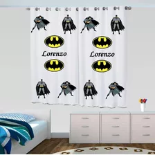 Cortina Infantil Personalizada Batman