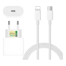 Carregador + Cabo Usb-c 20w Para iPhone 14 11 12 13 Pro Max 