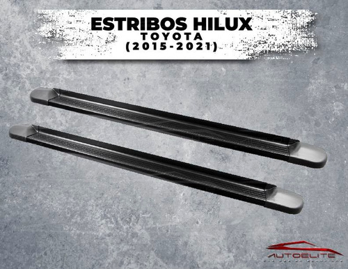 Estribos Hilux Toyota 4pts 2015 16 17 18 19 2020 2021 Torus Foto 3