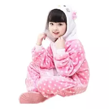 Pijama Mameluco Disfraz Cosplay Pijamas Hello Kitty Niña