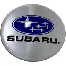 Jogo 4 Emblema Logo Adesivo Roda Subaru 55mm