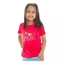 Babylook, Camiseta Infantil/juvenil Meninas: Encanto Estilo