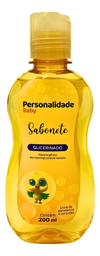 Kit Shampoo + Sabonete Liquido Personalidade Baby Glicerinad