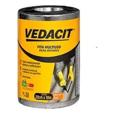 Fita Multiuso Aluminio Rl 20cm X 10m - Vedacit