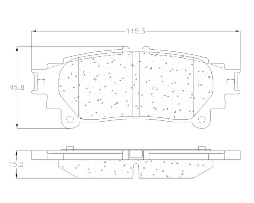 Balatas Traseras Lexus Rx350 2010 - 2015 Grc Foto 2