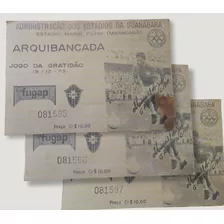 Antigo Bilhete Jogo Gratidão Com Garrincha - De 19/12/73 - 