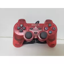 Controle Joystick Sony Playstation Dualshock 2 Crimson Red