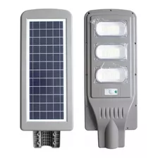 Lampara Led De Poste Panel Solar Recargables 90w Luz Fria