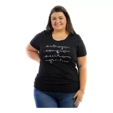 10 Plus Size Camisetas Blusa Feminina Evangélica Cristã