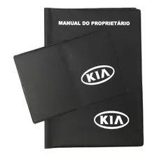 Capa Guardar Manual Proprietário Kia + Porta Doc