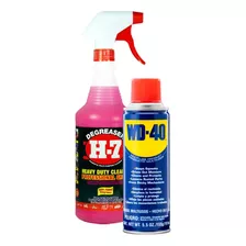 Wd-40 Lubricante Multiusos 5.5 Oz + Desengrasante H7