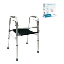 Caminador Ortopedico Con Asiento Plegable En Aluminio