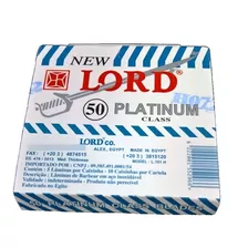 Lâmina Barbear Lord Platinum 11 Cartelas C 50, Cada R$ 10,81