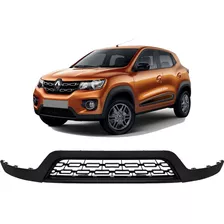 Spoiler Inferior Parachoque Dianteiro Kwid 2018 A 2020 Preto