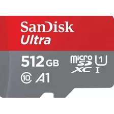 Cartão De Memória San Disk Micro Ultra 512 Gb