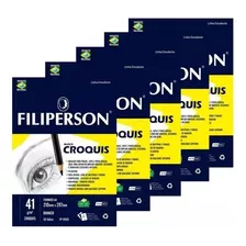 Bloco Papel Manteiga Croquis Filiperson A4 41g 5 Blocos