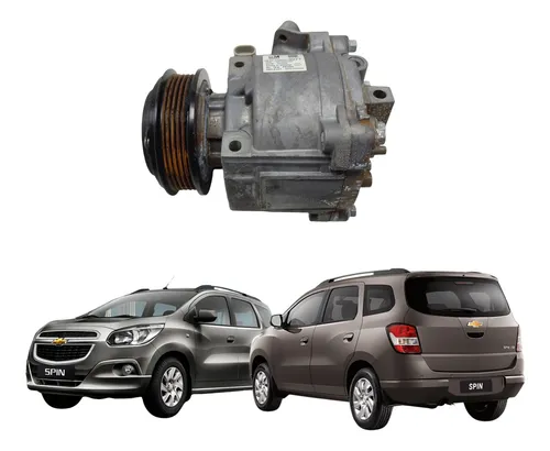 Compressor Ar Condicionado Spin Onix Prisma 2013 2018 Usado 1