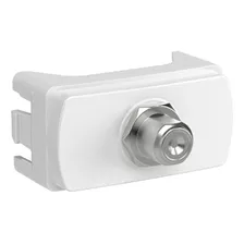 Módulo De Soquete Coaxial Miluz White Tv