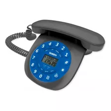 Teléfono De Mesa Uniden Modelo Antiguo Con Identificador Color Negro