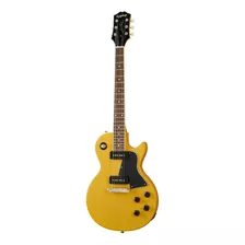 Guitarra Elétrica EpiPhone Original Collection Les Paul Special De Mogno Tv Yellow Brilhante Com Diapasão De Louro Indiano